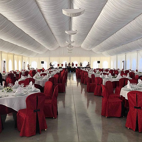 wedding tent party
